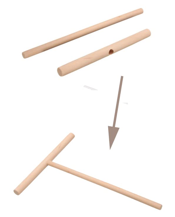 Assembly Required-HipGirl Wooden Crepe Spreader,Pancake Crepe Tools,煎饼Spatula Sticks for Griddle,Dosa Making&Crepe Making Accessories for Flat Tortilla Shells,Roti,Galettes-Round Food Pastry Tool