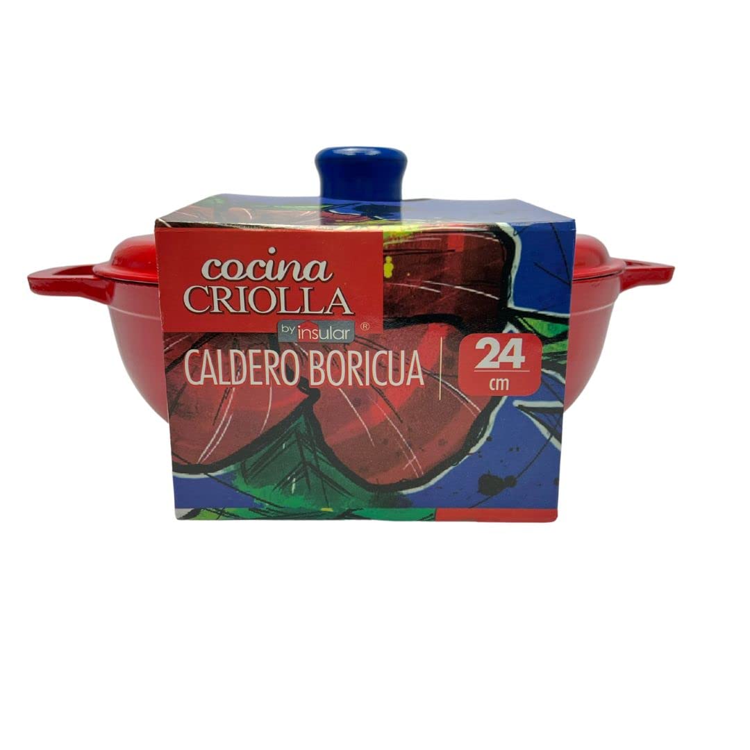 Traditional Cooking Pot 24cm Puerto Rican Artists Limited Edition - Caldero Boricua 24cm "Edicion Limitada Artistas Puertorriquenos" (Joshua Montes)