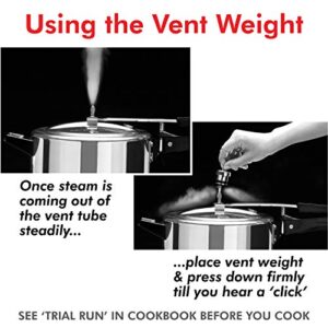 Hawkins Pressure Cooker Vent Weight Assembly for 2005, Older Hawkins Classic & Stainless Steel Pressure Cookers, Red