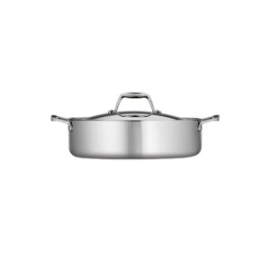 Tramontina 6 QT Covered Braiser - Tri-Ply Clad SS - SEA - Gourmet