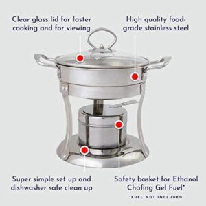 The Original Hot Pot & Shabu Shabu Pot. 2 Hot Pots - Great for Entertaining and for Personalizing your own Chinese Hot Pot at Home. Set of 2. Fuel not included.