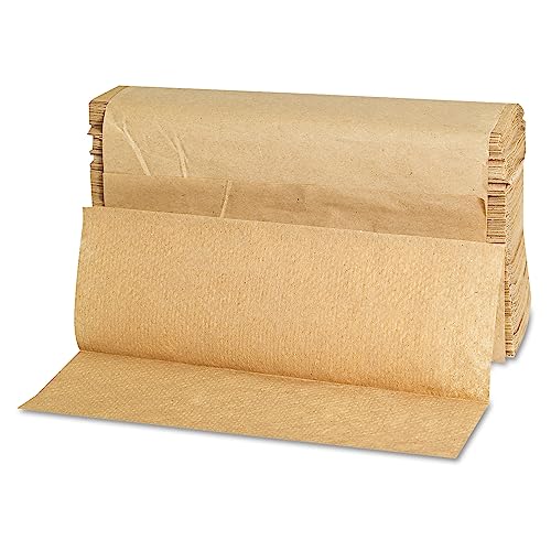 GEN 1508 Folded Paper Towels, Multifold, 9 x 9 9/20, Natural, 250 Towels/PK, 16 Packs/CT