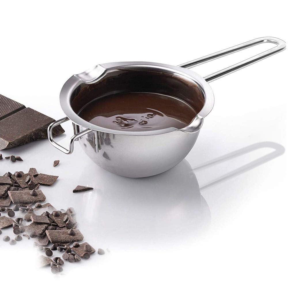 1000ML Double Boiler Pot Set Stainless Steel Melting Pot For Chocolate, Candle and Candy Making (34oz)