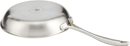 ZWILLING Spirit Ceramic Nonstick Fry Pan with Lid, 9.5-inch, Stainless Steel