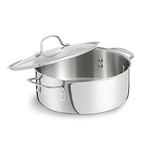 Calphalon Tri-Ply Stainless Steel Cookware, Dutch Oven, 5-quart