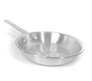 10 inch natural finish aluminum frying pan, fry pan, commercial grade - nsf certified