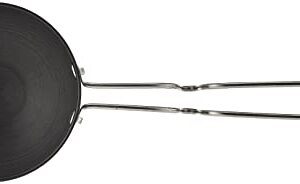 Eris Hard Anodized Mini Fry Pan/Tadka Pan, Black, 4.75"