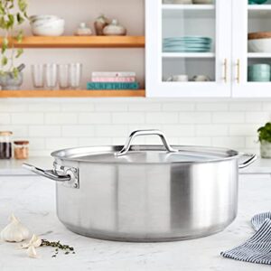 Winware Stainless Steel Winco SSLB-20 20 qt Braising Pot