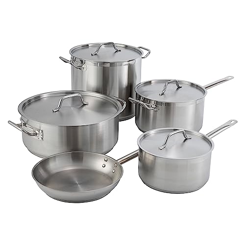 Winware Stainless Steel Winco SSLB-20 20 qt Braising Pot