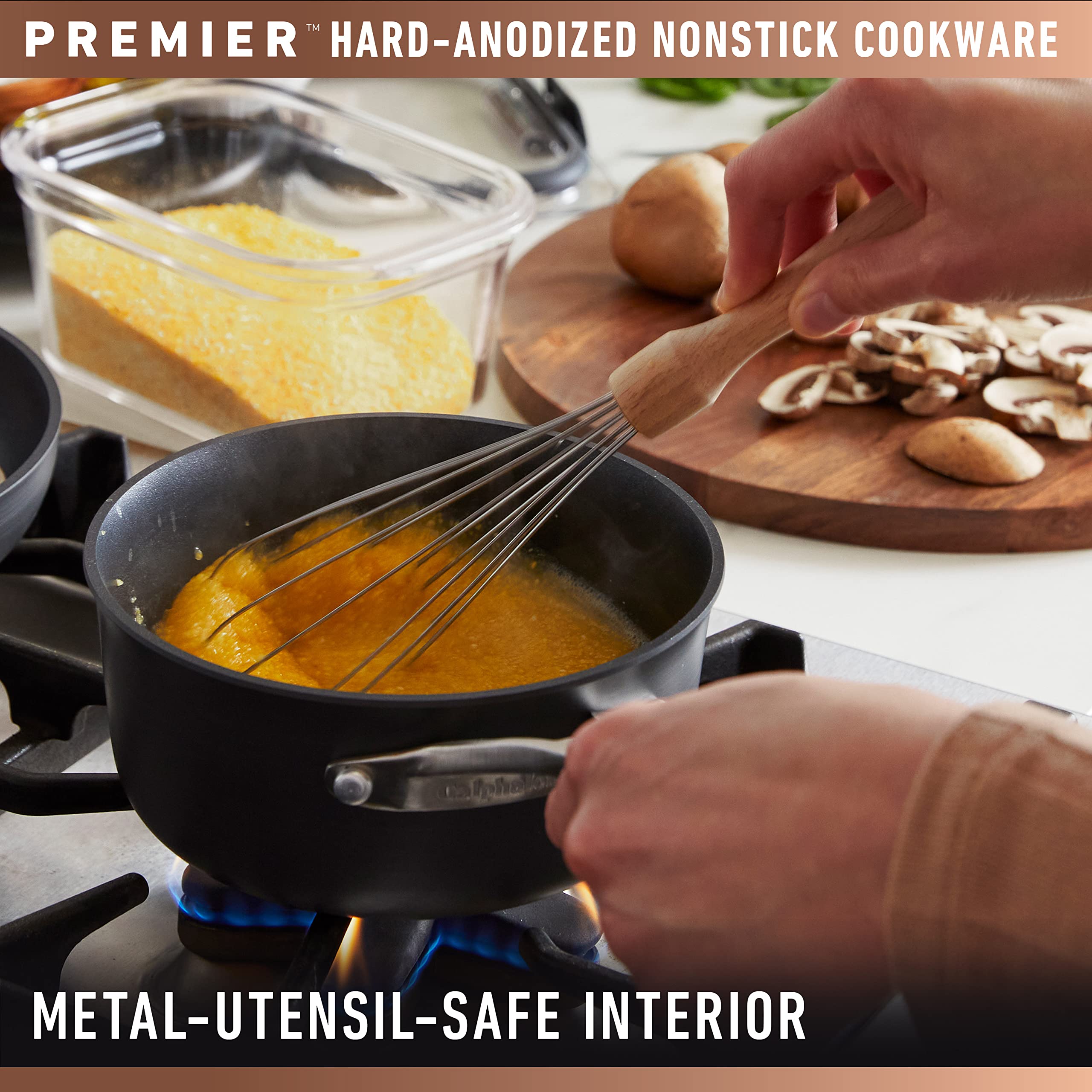 Calphalon Premier Hard-Anodized Nonstick 8.5-Quart Dutch Oven with Lid