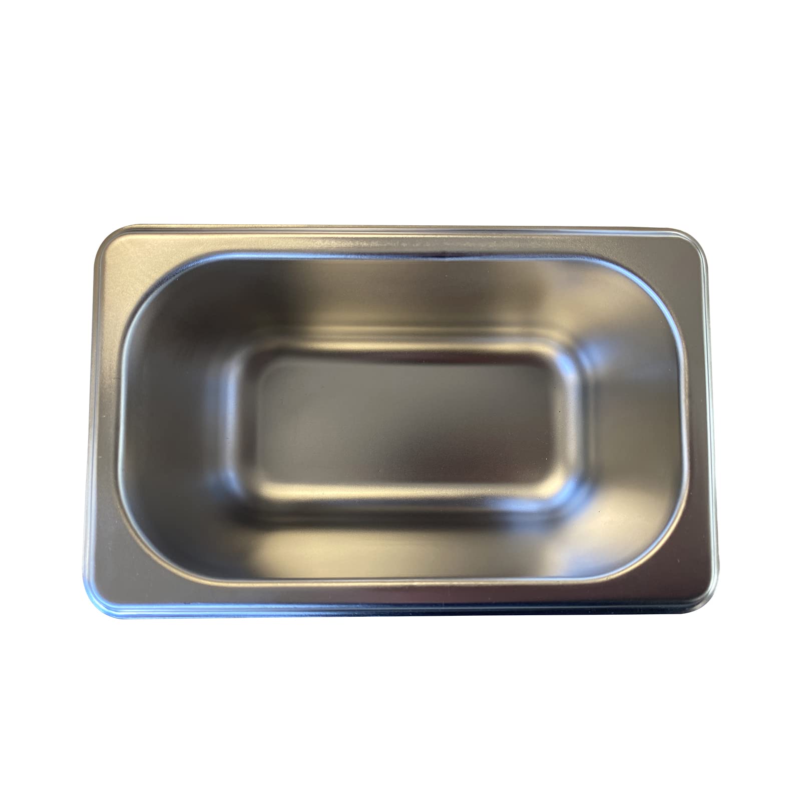 LavaLock 7-3/8" x 4-3/8" x 2-1/2" Stainless Steel Water Pan, (7 x 4 x 3) Grease Pan, Drip Pan, Food Serving Tray