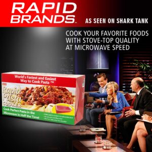 Rapid Pasta Cooker | Microwave Any Pasta in Half the Time | Perfect for Dorm, Small Kitchen, or Office | Dishwasher-Safe, Microwaveable, and BPA-Free
