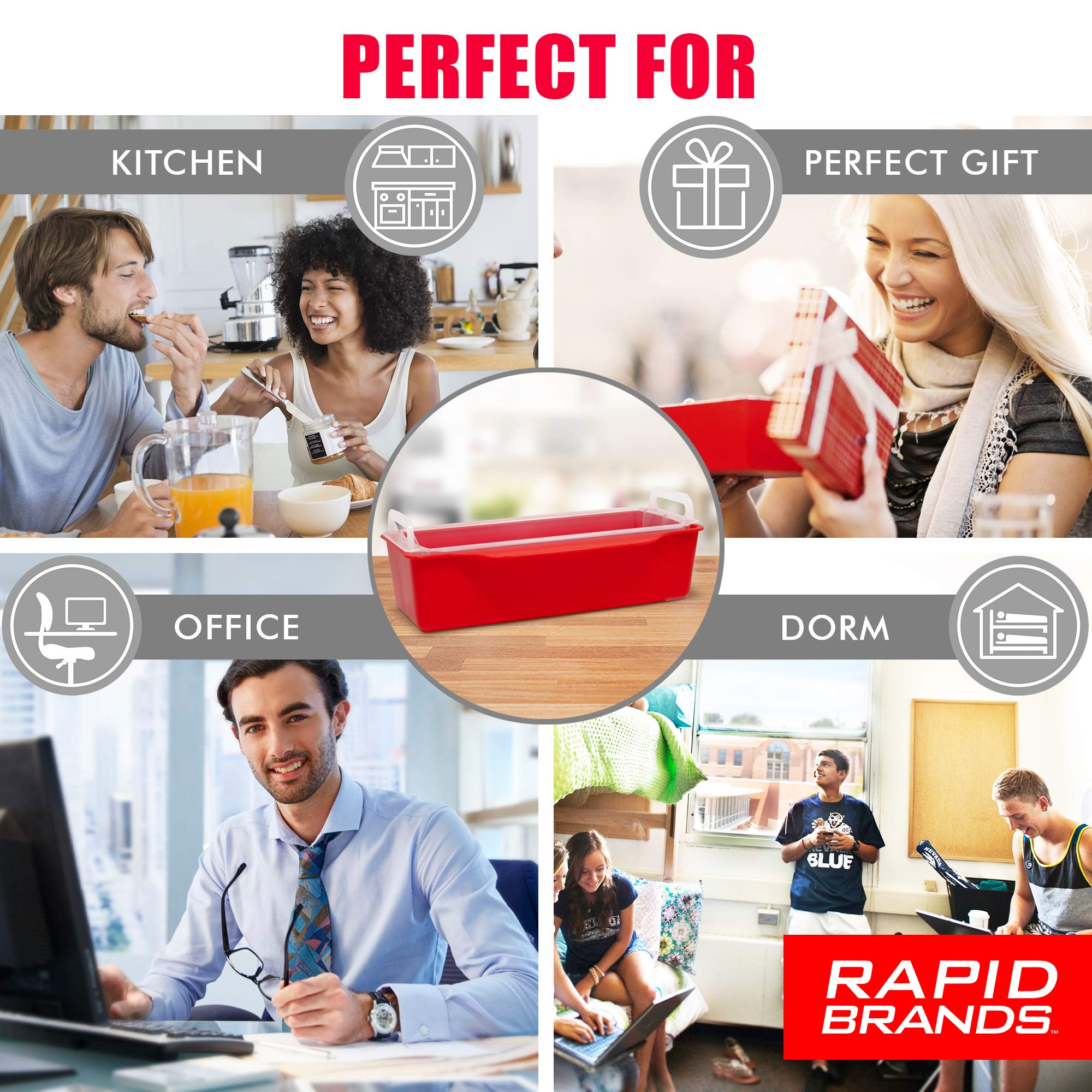 Rapid Pasta Cooker | Microwave Any Pasta in Half the Time | Perfect for Dorm, Small Kitchen, or Office | Dishwasher-Safe, Microwaveable, and BPA-Free