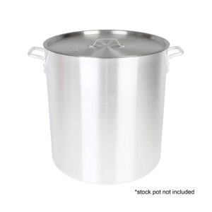 Thunder Group Stock Pot Lid, 100 Quart, Silver