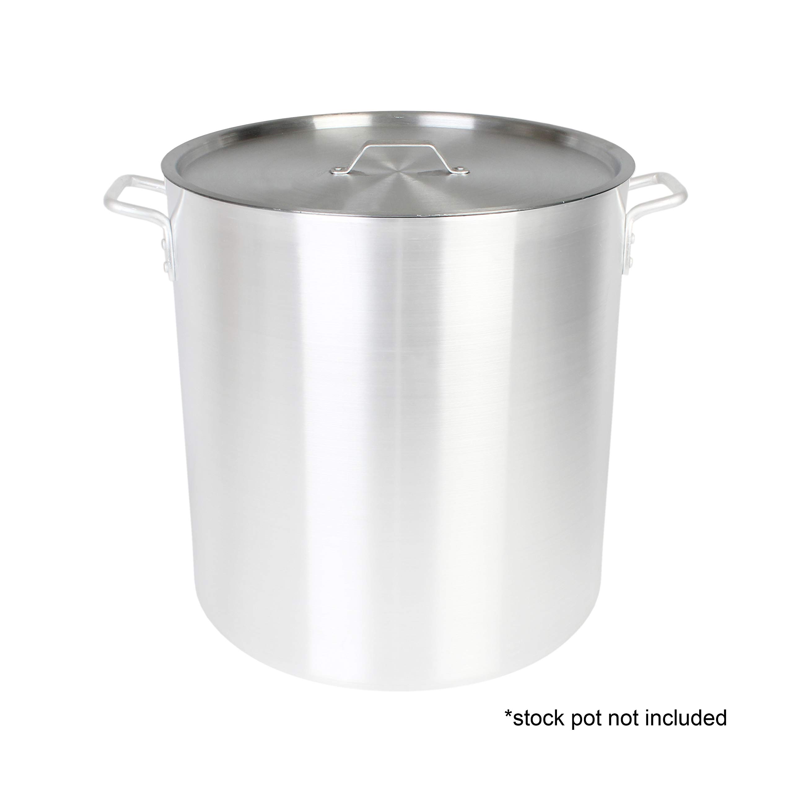 Thunder Group Stock Pot Lid, 100 Quart, Silver