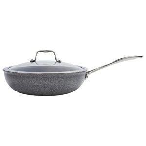 henckels capri granitium 11-inch aluminum nonstick perfect pan with lid