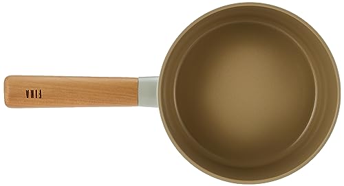 NEOFLAM FIKA Sauce Pan for Stovetops and Induction | Wood Handle and Glass Lid | Made in Korea (7" / 1.7qt)