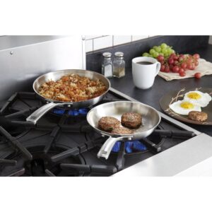 Calphalon Classic Stainless Steel Cookware, Fry Pan, 2-piece