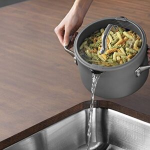 Calphalon Simply Easy System Nonstick Stock Pot and Cover, 6-Quart