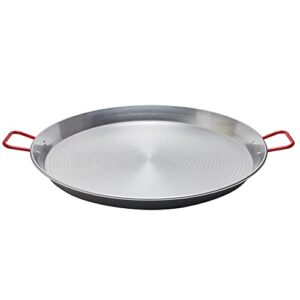 garcima traditional steel paella pan (32 inches/ 80 cm)