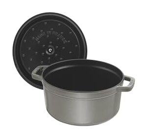 STAUB Mini Round Dutch Oven 0.75-Quart Graphite Grey (Stove)