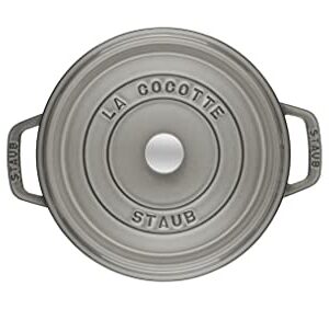 STAUB Mini Round Dutch Oven 0.75-Quart Graphite Grey (Stove)