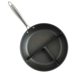 nordic ware - 14621 nordic ware divided sauce pan, 3-in-1, silver
