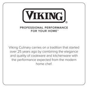 Viking Culinary Hard Anodized Nonstick Fry Pan, 8 inch, Dishwasher, Oven Safe, Works on All Cooktops including Induction