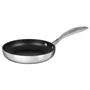 scanpan stainless steel-aluminum haptiq 8-inch fry pan