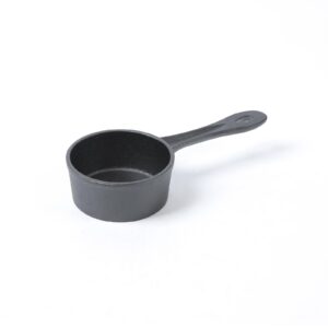 hawok dia.3.8inch cast iron melting pot pre-seasoned sauce pan…