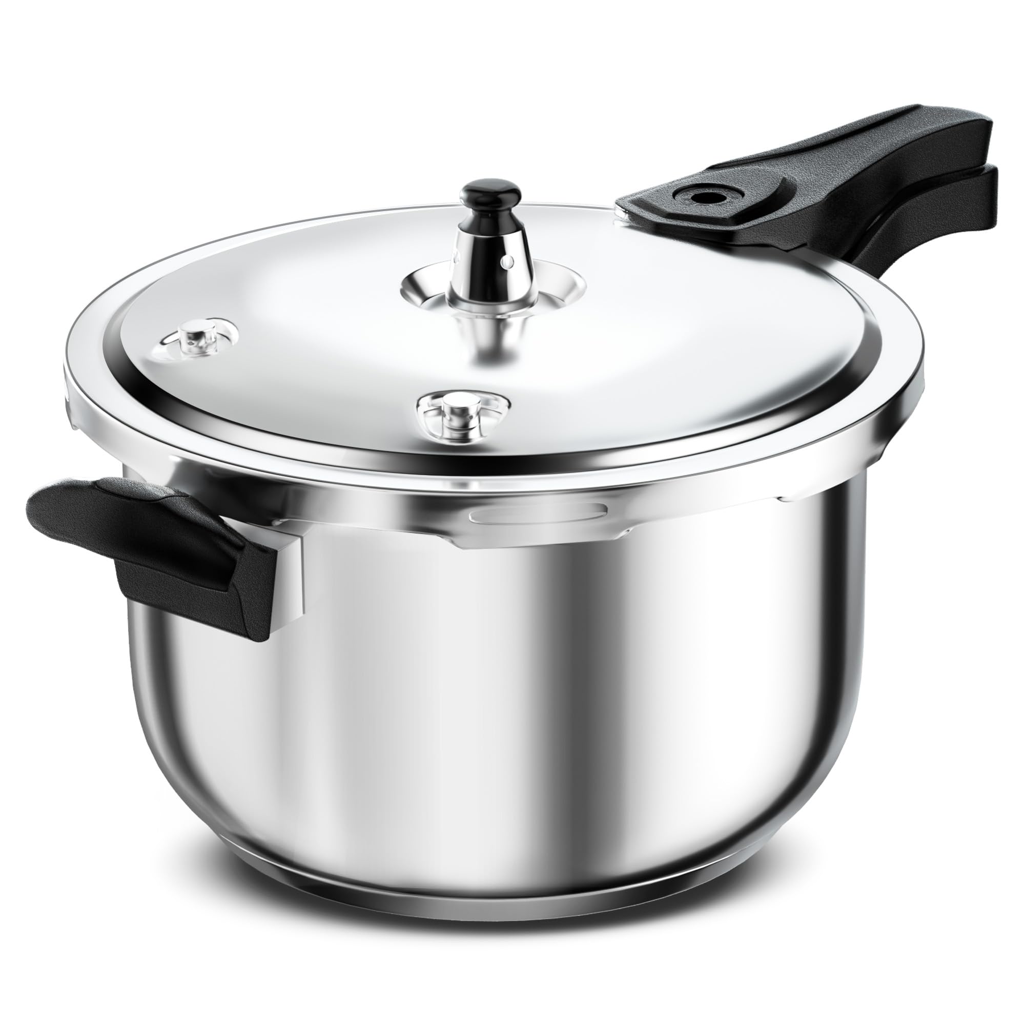 WantJoin Pressure Cooker Stainless Steel 6 Qt, Commercial Stove Top Pressure Cooker Pot Used for Pressure Foodie or Steaming, Compatible with Gas & Induction Cooker