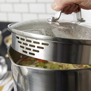 Calphalon Classic Stainless Steel Cookware, Stock Pot, 6-quart