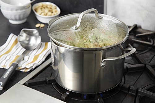 Calphalon Classic Stainless Steel Cookware, Stock Pot, 6-quart