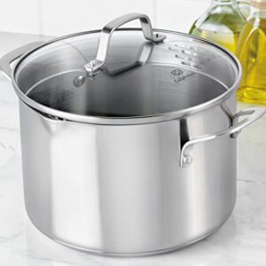 Calphalon Classic Stainless Steel Cookware, Stock Pot, 6-quart