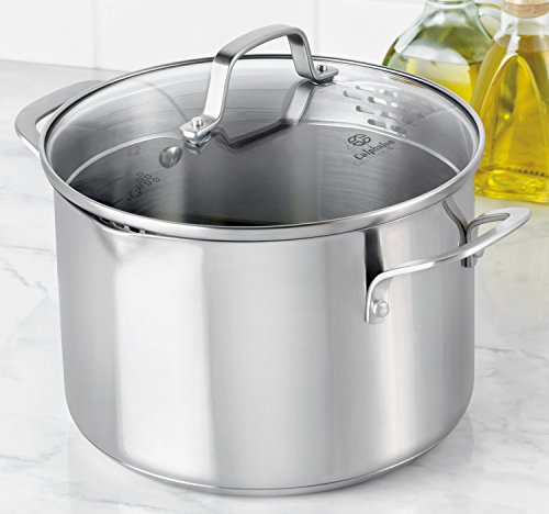 Calphalon Classic Stainless Steel Cookware, Stock Pot, 6-quart