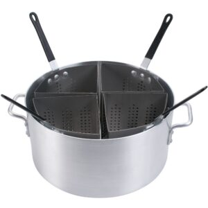 update international (apsa-4) 20 qt aluminum pasta cooker w/ inserts