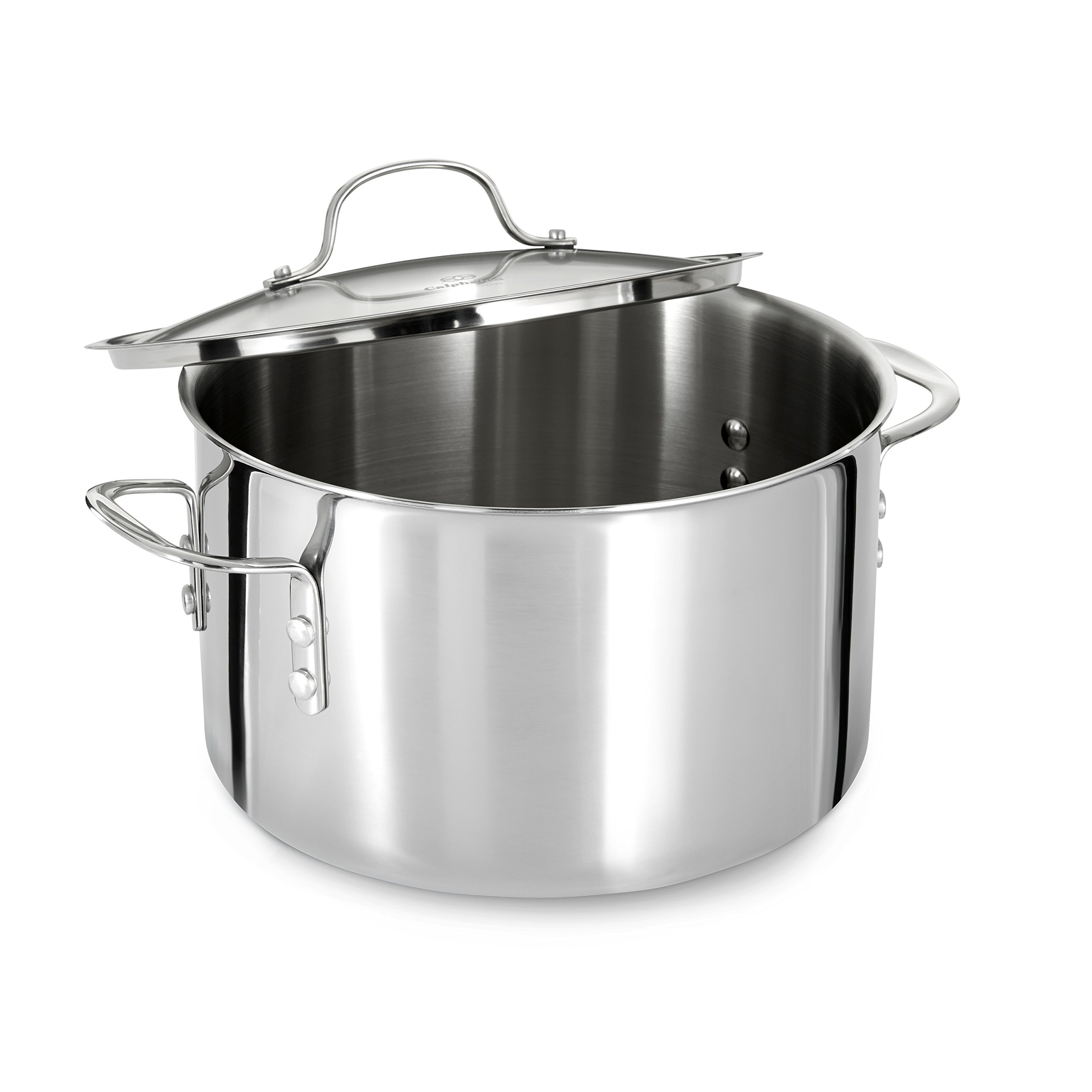 Calphalon Tri-Ply Stainless Steel 8-Quart Stock Pot with Cover