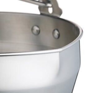 Kitchencraft Home Made Stainless Steel Maslin Pan With Handle, 9 Litre