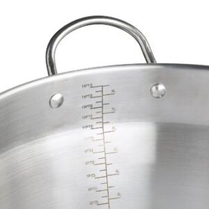 Kitchencraft Home Made Stainless Steel Maslin Pan With Handle, 9 Litre