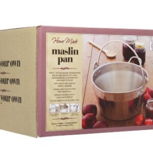 Kitchencraft Home Made Stainless Steel Maslin Pan With Handle, 9 Litre