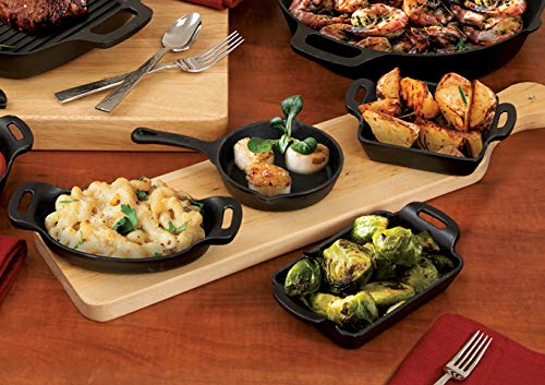 WINCO Cast Iron Server, 6-3/8″, Black