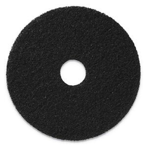 americo stripping pads, 20" diameter, black, 5/carton