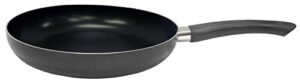 imusa usa nonstick soft touch handle 10" charcoal saute pan w/black