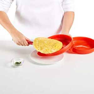 Lekue Spanish Omelet/Frittata Maker, Model # Red Small