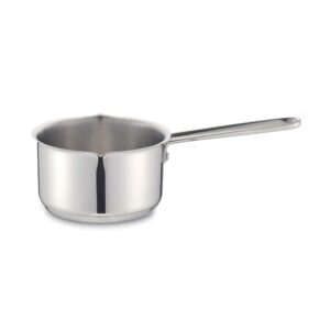 cuisinox small stainless steel saucepan with pour spout, 3" x 4.7" (26 oz)