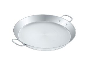 concord premium stainless steel paella pan with heavy duty triply bottom (16" (40 cm))