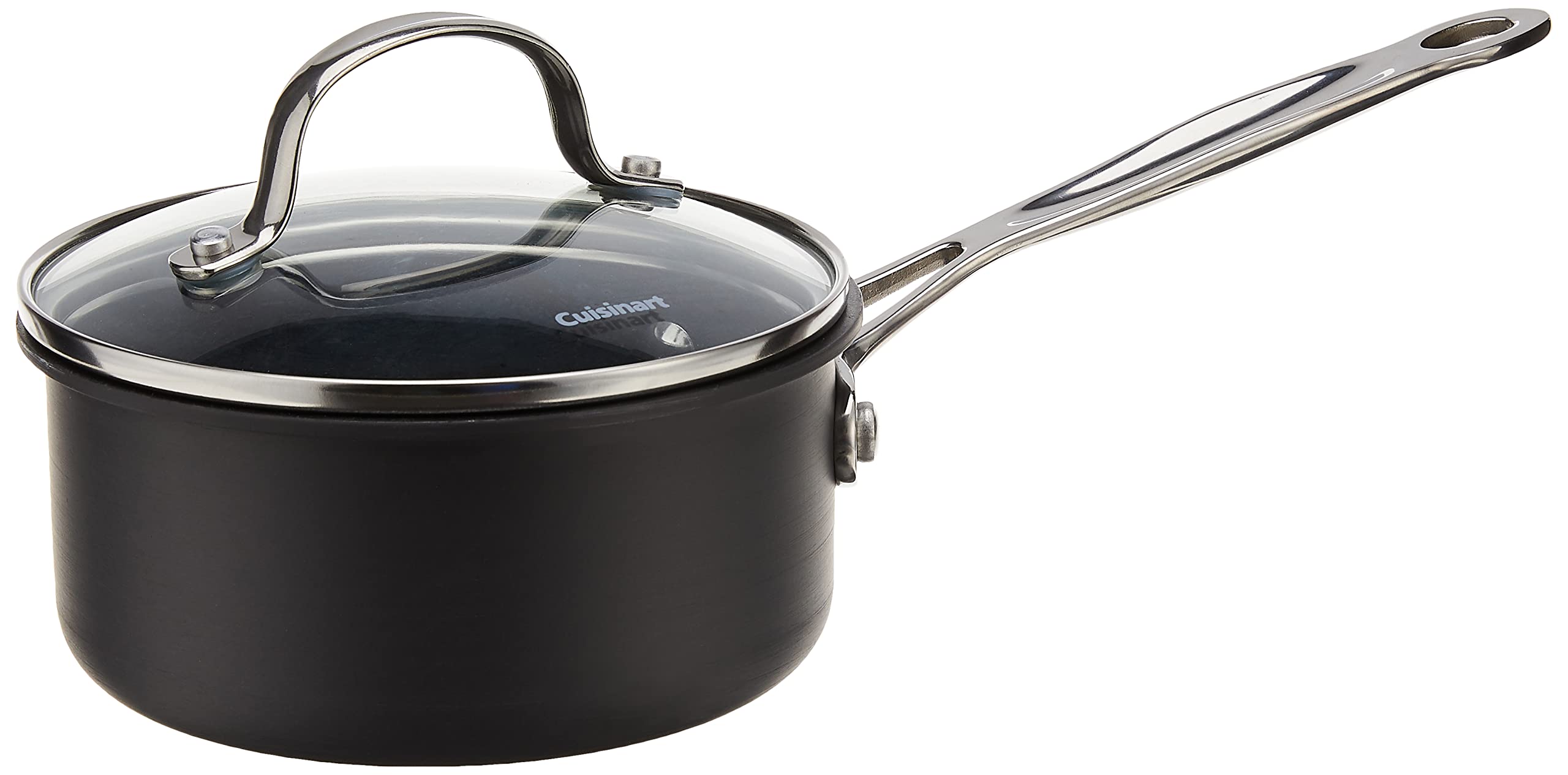 Cuisinart Chef's Classic Nonstick Hard-Anodized Saucepans (1.5-Quart, 1-Quart) Bundle