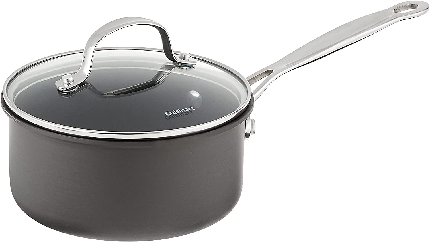 Cuisinart Chef's Classic Nonstick Hard-Anodized Saucepans (1.5-Quart, 1-Quart) Bundle