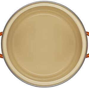 Le Creuset Enamel On Steel Stockpot, 8 qt., Flame