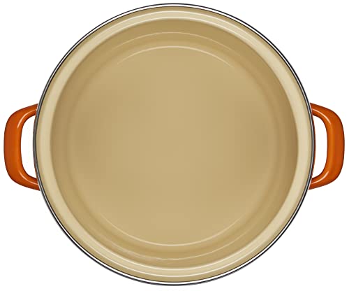 Le Creuset Enamel On Steel Stockpot, 8 qt., Flame